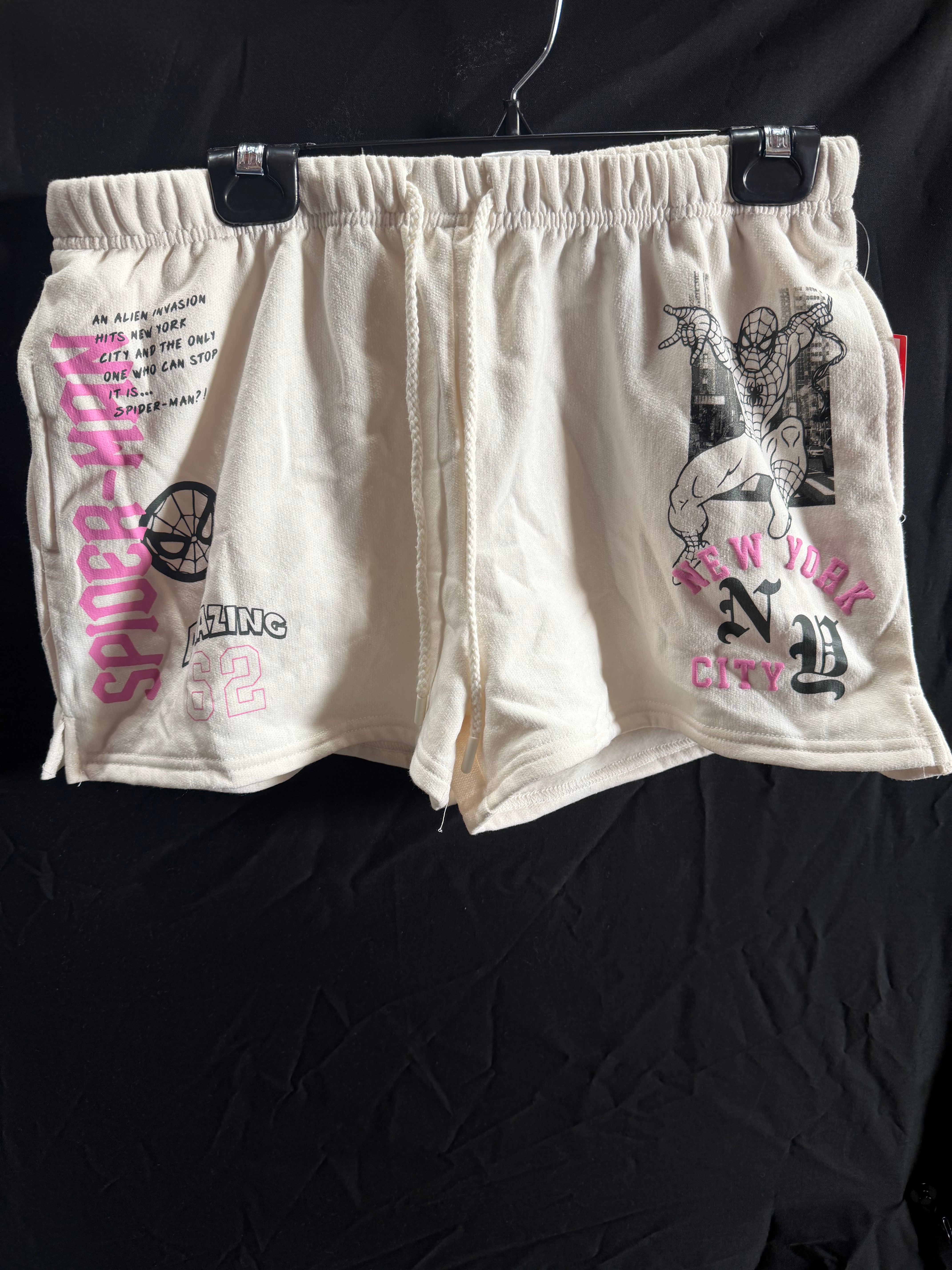 Marvel Spider-Man Women's graphic drawstring shorts