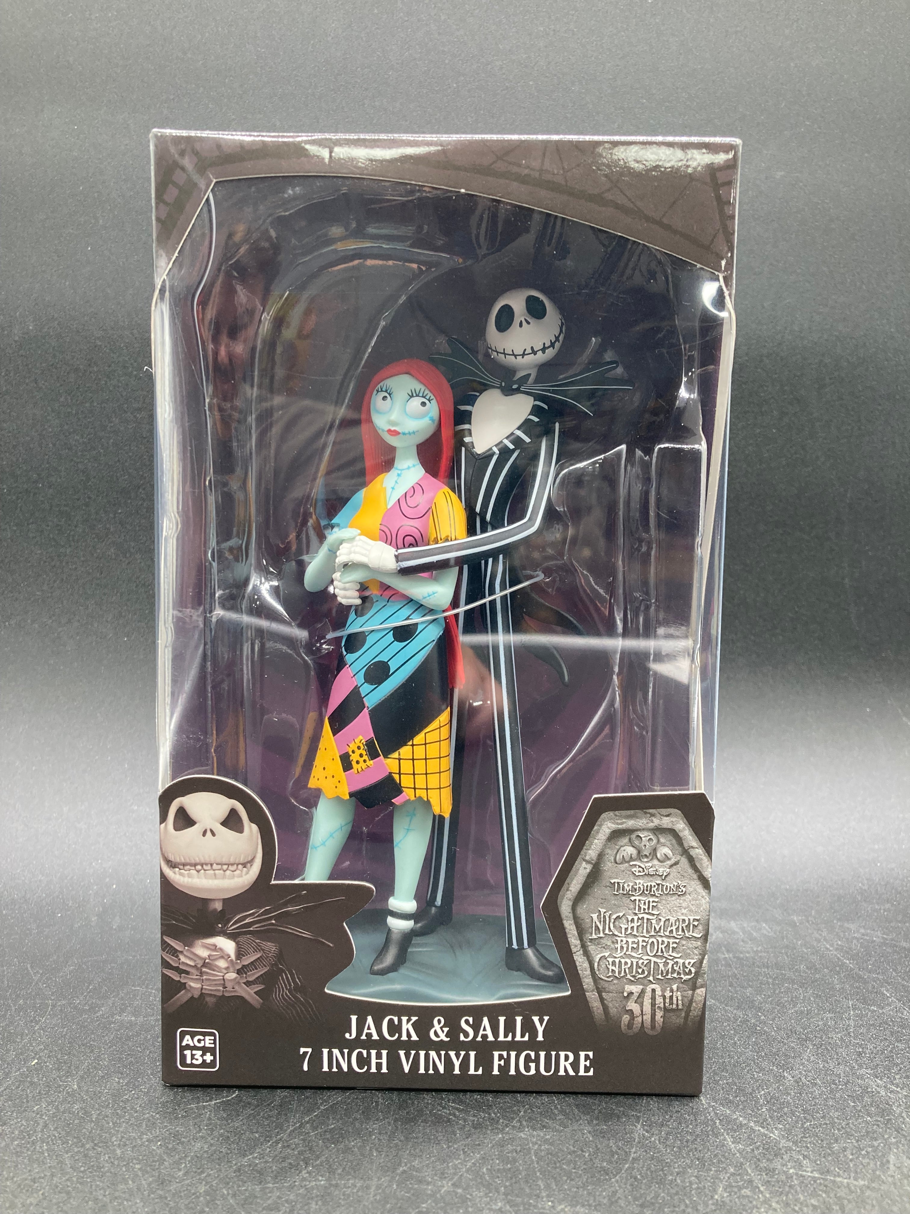 Jack & Sally Culture Fly Nightmare Before Christmas 7” Vinyl Figure