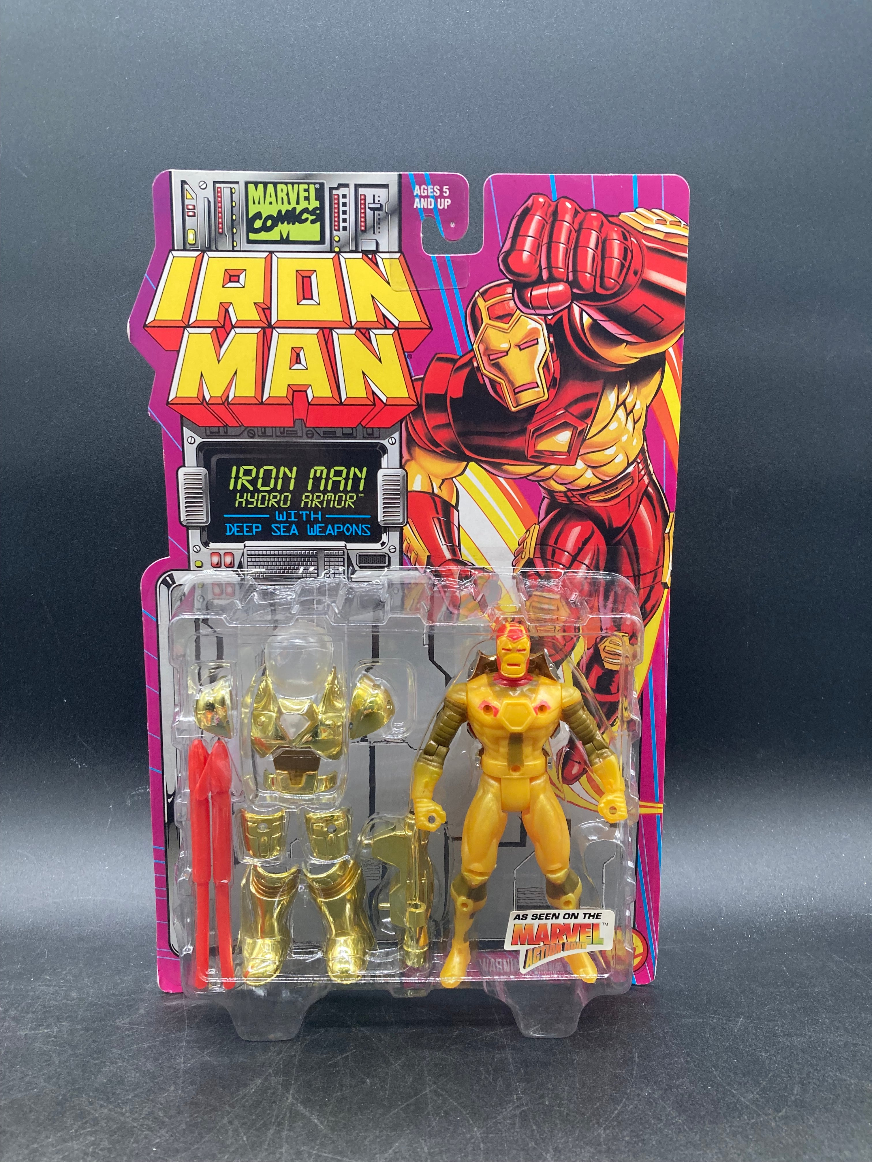 Hydro Armor Iron Man Toybiz Iron Man Animated Series Figure 1994
