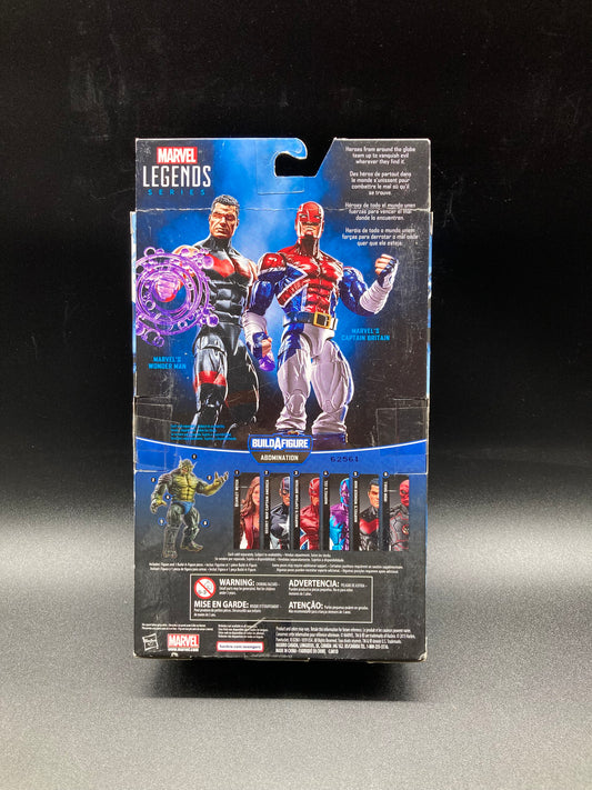 Captain Britain Hasbro Marvel Legends Energized Emissaries Figure Abomination BAF 2015