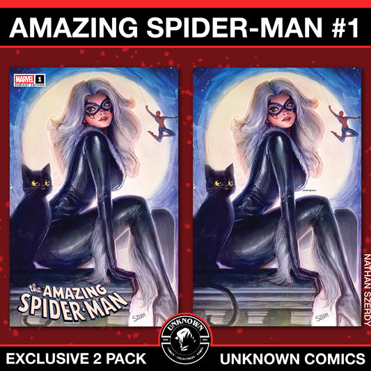 [2 pack] Amazing Spider-Man #1 Unknown Comics Nathan Szerdy Exclusive Var (04/09/2025)