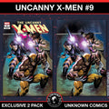 [2 PACK] Uncanny X-men #9 Unknown Comics Stephen Segovia Exclusive Var (01/22/2025)