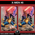 [2 PACK] X-MEN #6 UNKNOWN COMICS TYLER KIRKHAM CONNECTING COVER EXCLUSIVE VAR (10/23/2024)