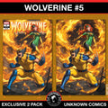 [2 PACK] Wolverine #5 Unknown Comics Ejikure Exclusive Var (01/08/2025)
