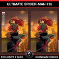[2 PACK] Ultimate Spider-man #15 Unknown Comic Mirka Andolfo Exclusive Var  (03/26/2025)