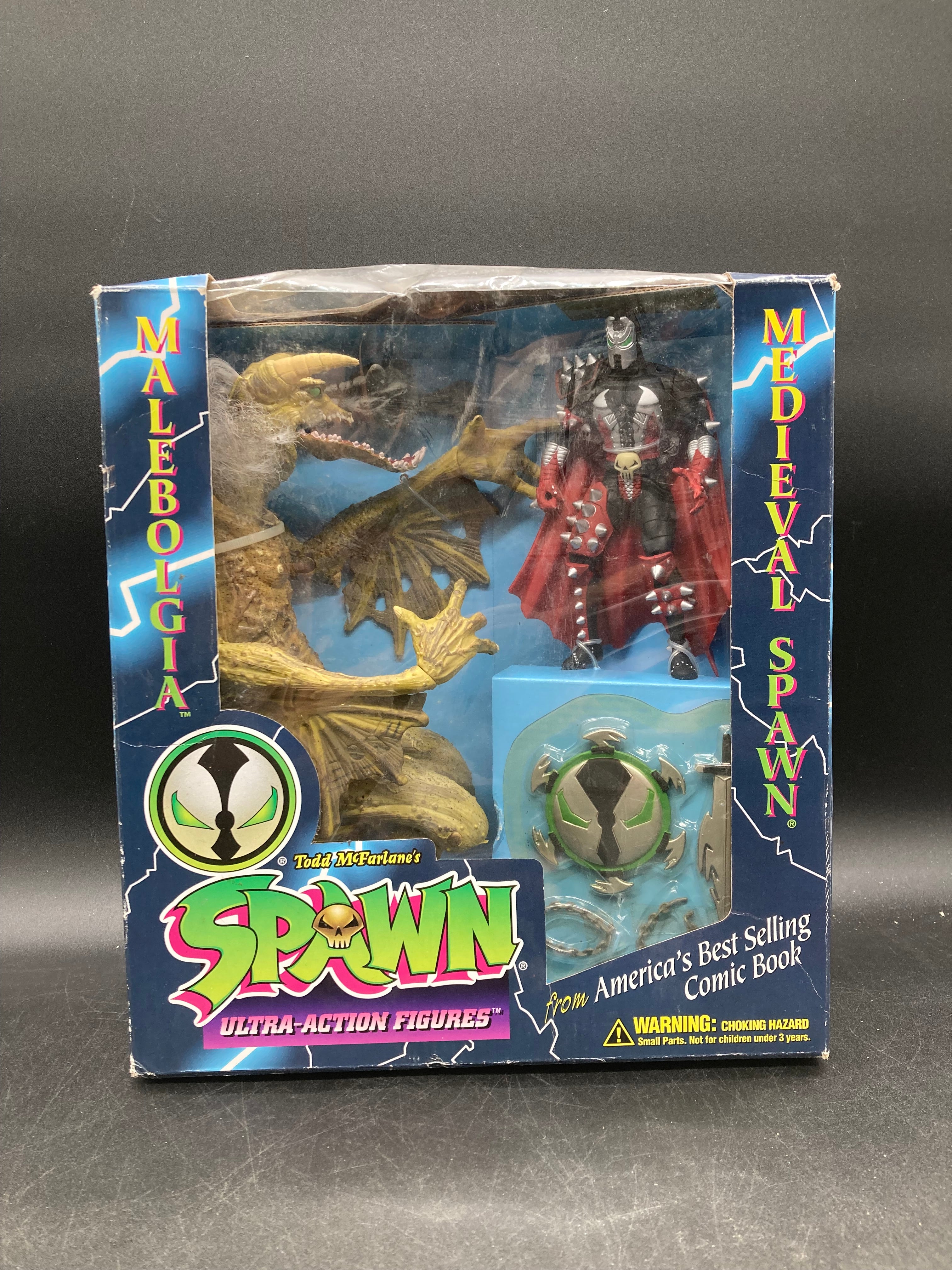 Medieval Spawn VS Malebolgia McFarlane Spawn Series 1 Figure Set 1995