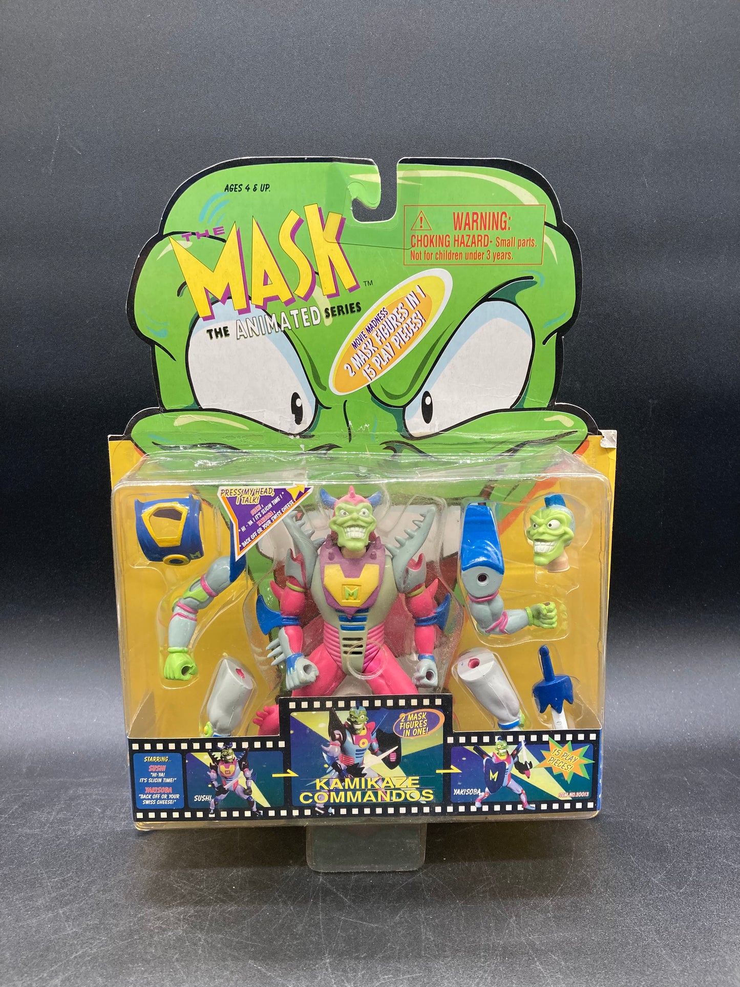 Kamikazi Commandos Toy Island The Mask Animated Series Movie Madness Figures 1997