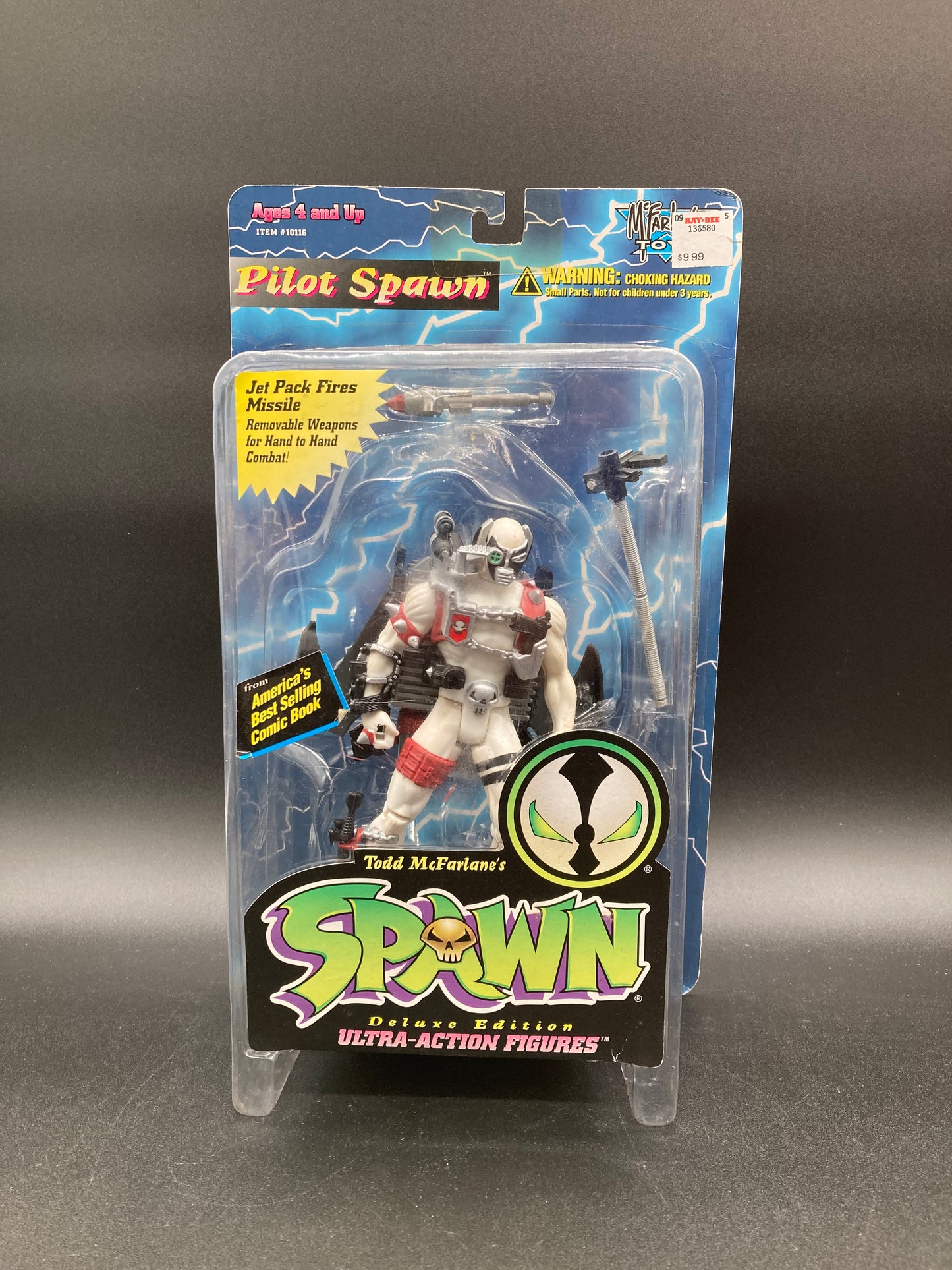 Pilot Spawn (White Variant) McFarlane Toys Action Figure 1995