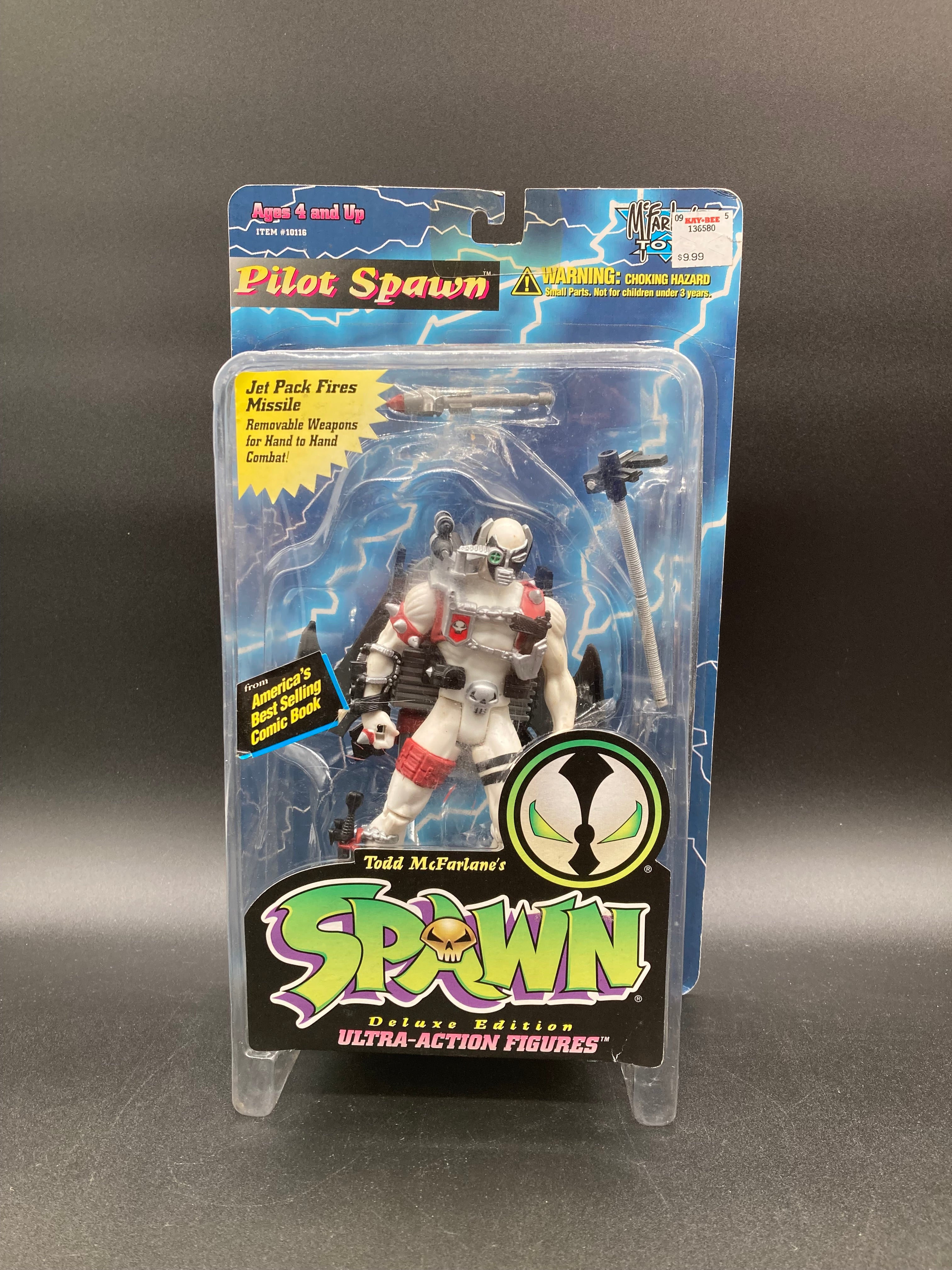 Pilot Spawn (White Variant) McFarlane Toys Action Figure 1995