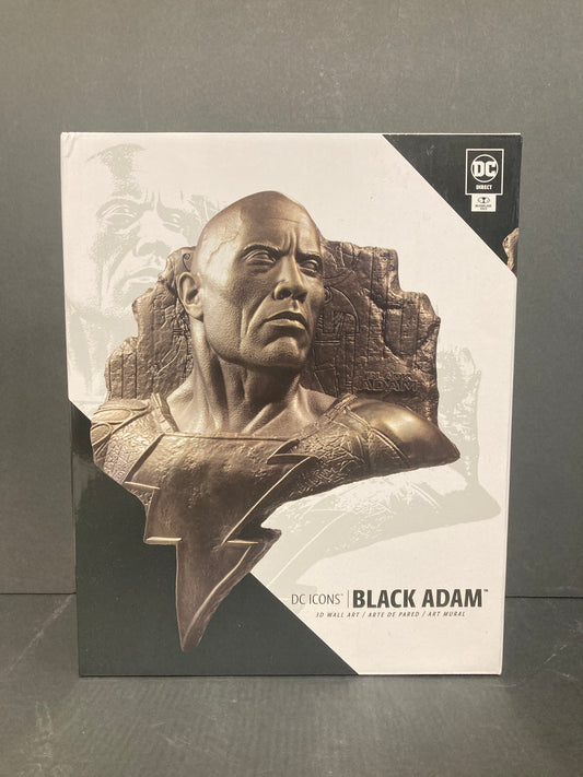 Black Adam DC Direct McFarlane DC Icons 3D Wall Art Mural