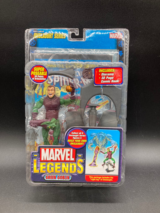 Green Goblin (Unmasked Variant) Toybiz Marvel Legends Onslaught Series Figure 2006