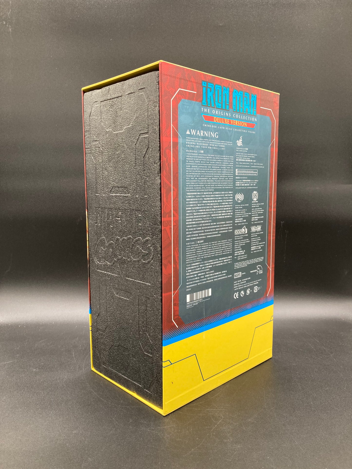 Iron Man The Origins Collection Hot Toys 1/6 Scale Collectible Die Cast Figure Deluxe Version 2022 CMS08-D38