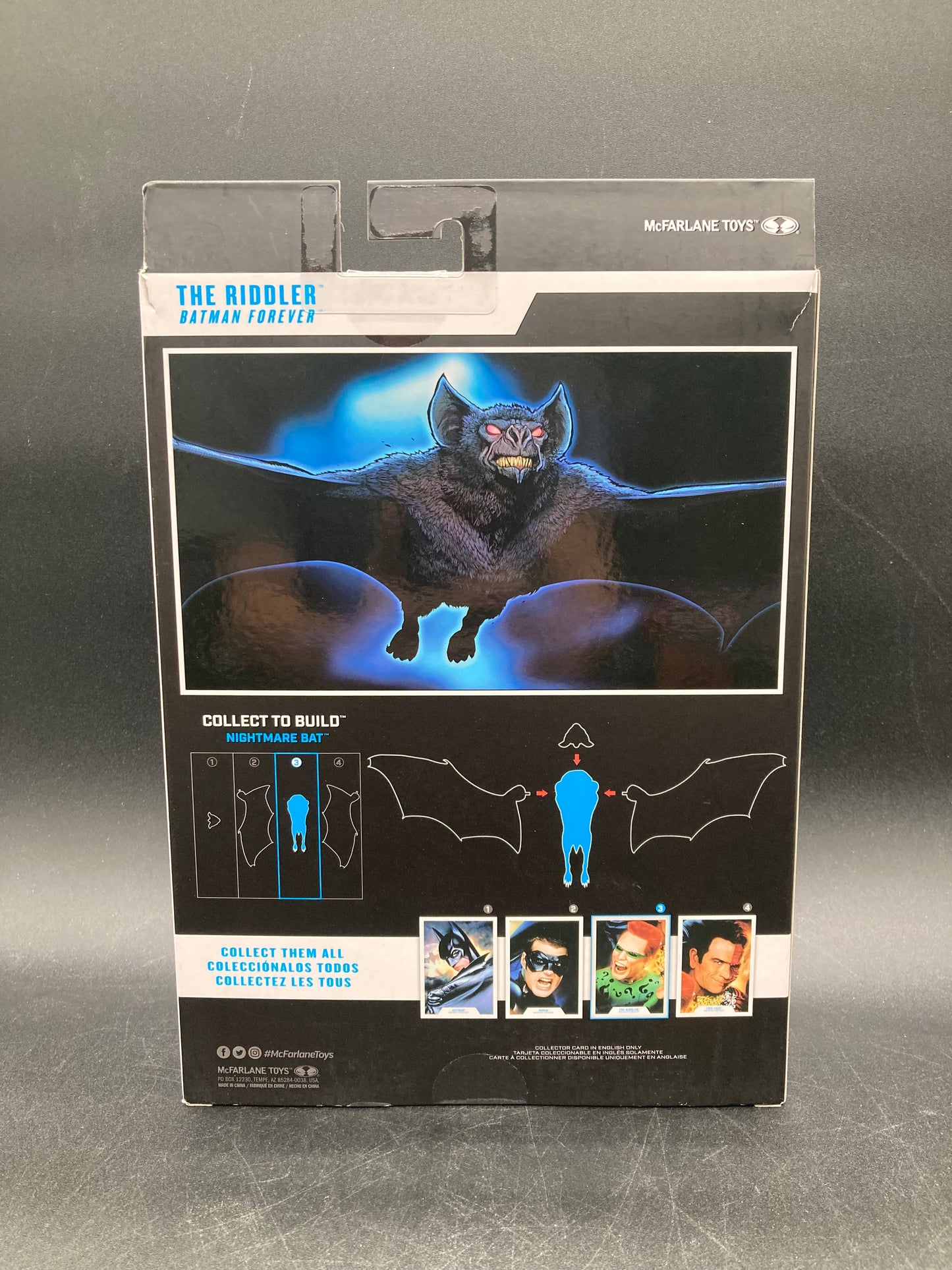 The Riddler McFarlane DC Multiverse Batman Forever Figure CTB Nightmare Bat 2024