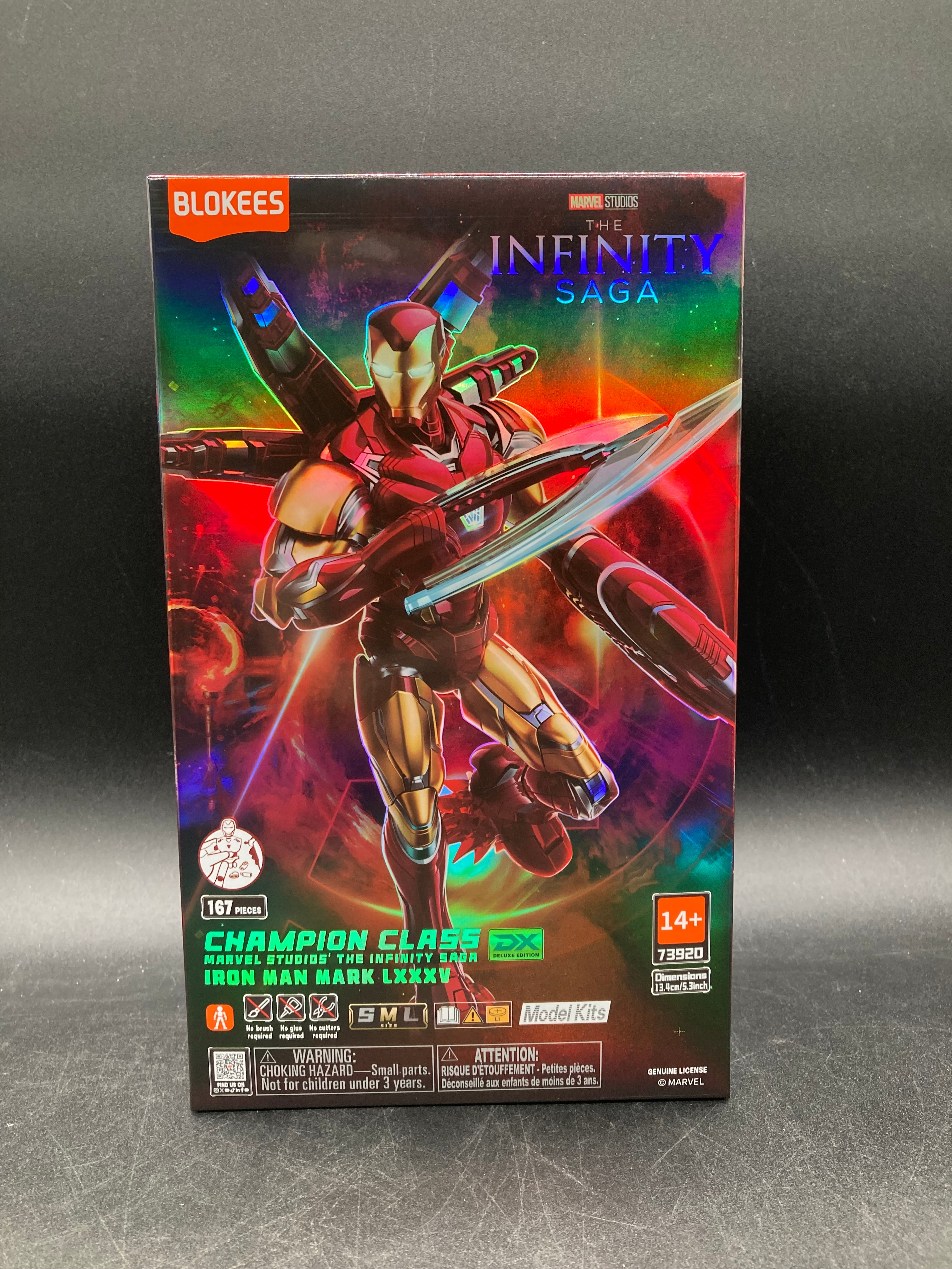 Iron Man MK85 Blokees Marvel Infinity Saga Champion Class Model