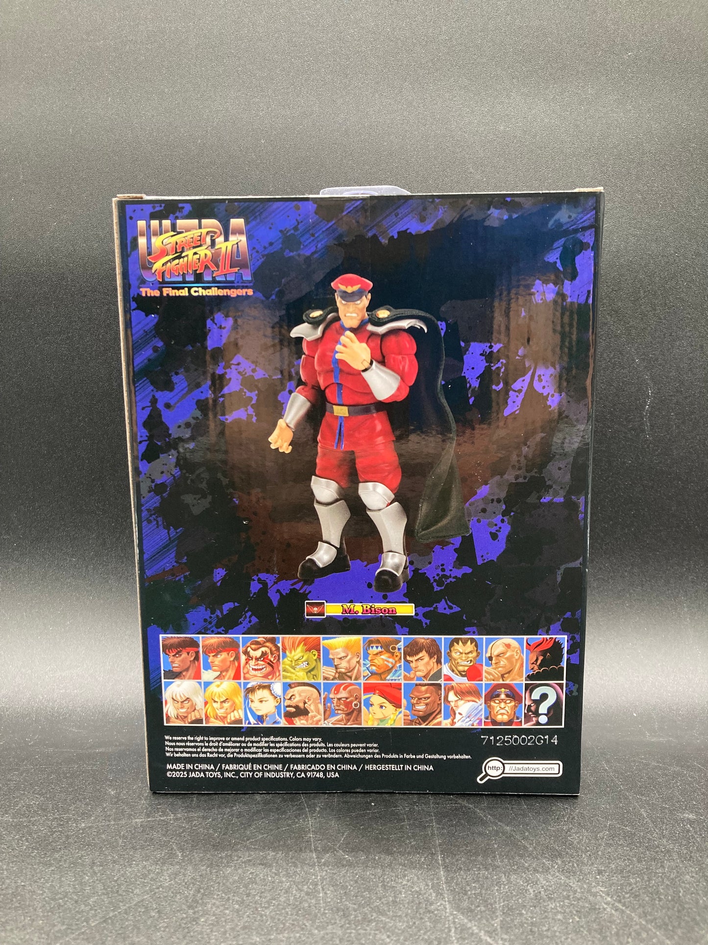 M. Bison Jada Toys Capcom Ultra Street Fighter 2 Figure 2025