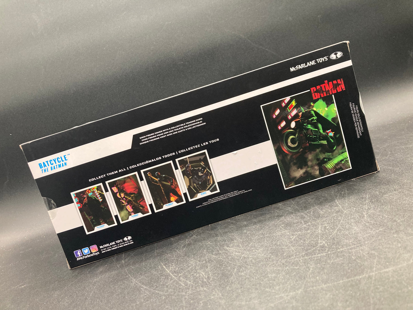 The Batman McFarlane DC Multiverse Batcycle Figure Playset