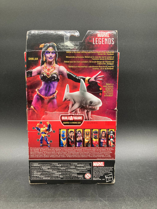 Shiklah & Jeff The Landshark Hasbro Marvel Legends Figure Set 2020 Strong Guy BAF