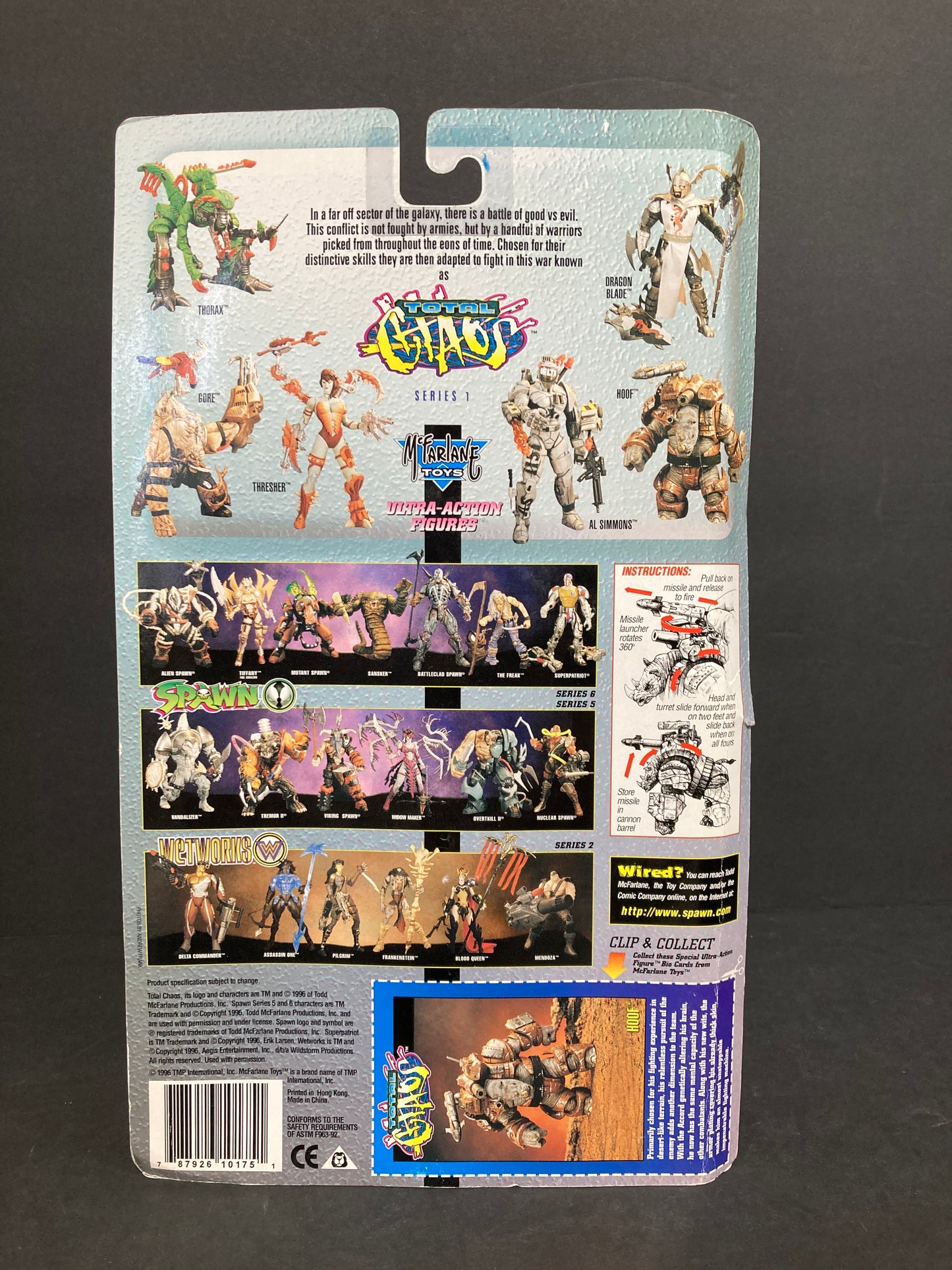 Hoof McFarlane Total Chaos Action Figure 1996