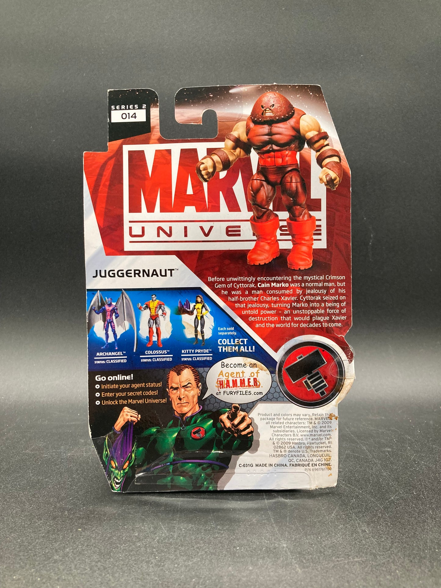 Juggernaut Hasbro Marvel Universe Figure 2009