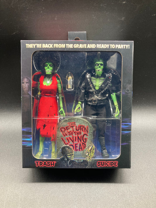Return Of The Living Dead NECA Trash & Suicide Figure Set 2024