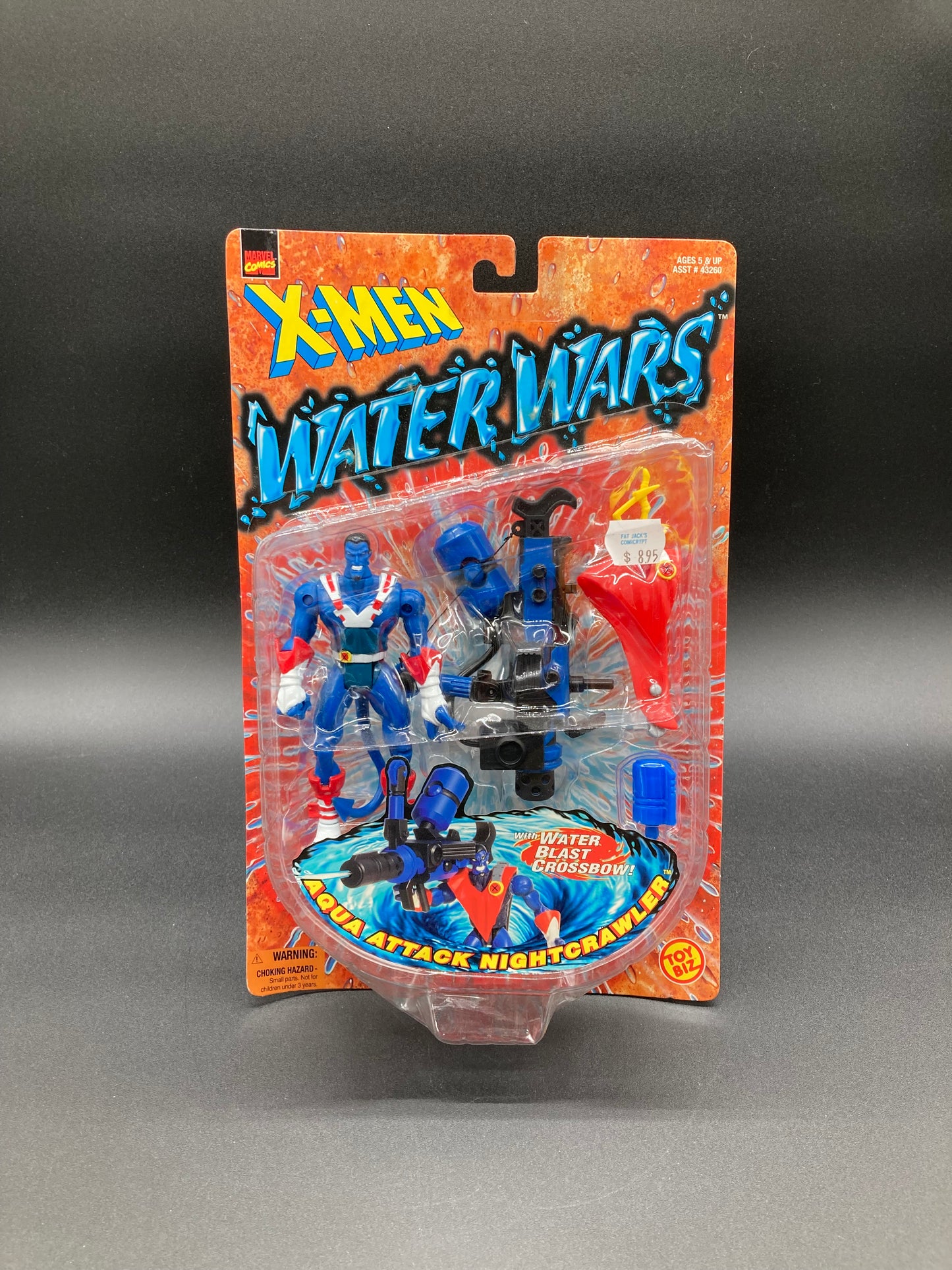 Nightcrawler 1997 Toybiz X-Men Water Wars Figure