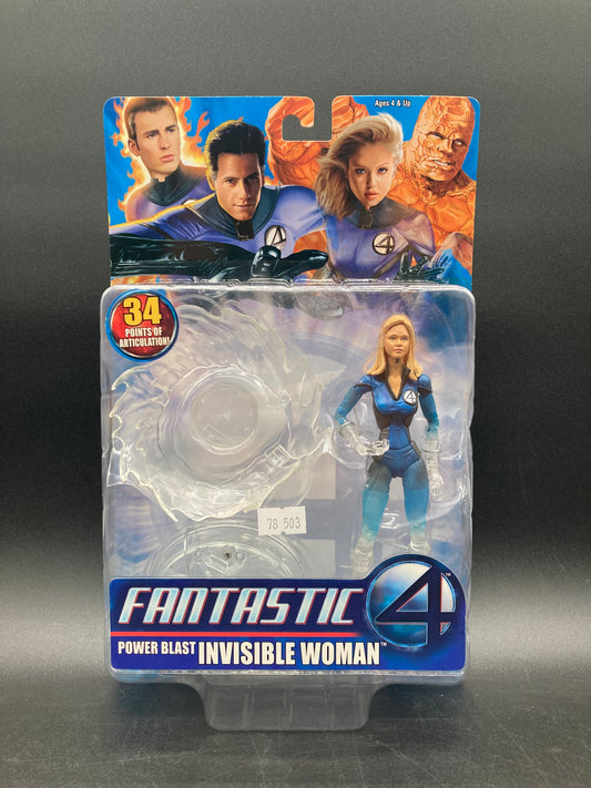 Power Blast Invisible Woman Toybiz Fantastic Four Movie Figure 2005