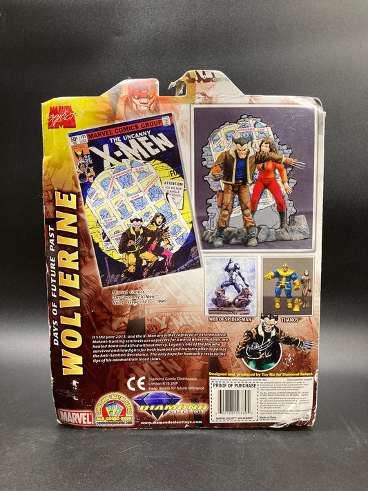 Wolverine Diamond Select Marvel Select  X-Men Days Of Future Past Issue #141 Figure Set 2005