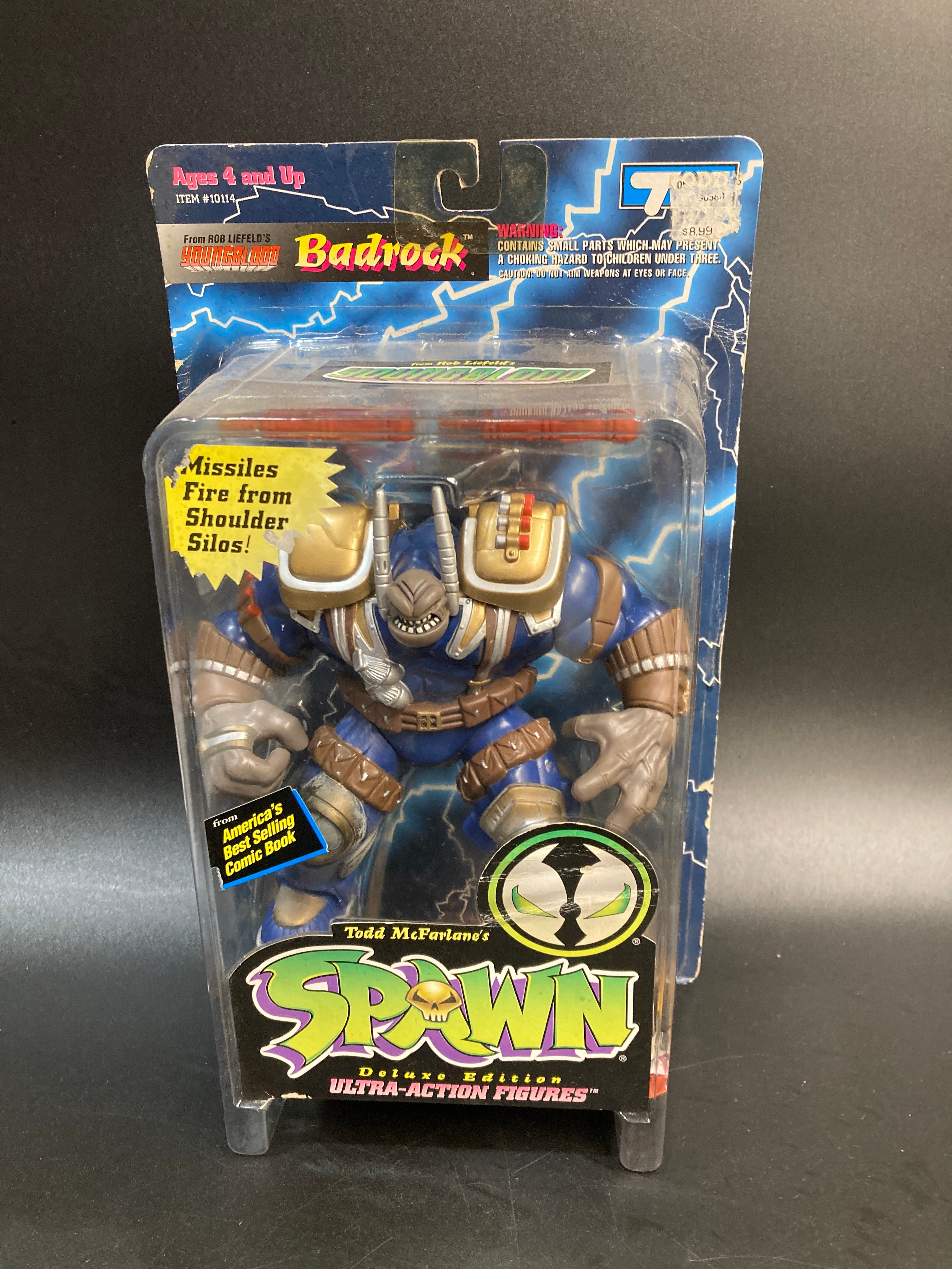 Badrock McFarlane Spawn Youngblood Action Figure 1995