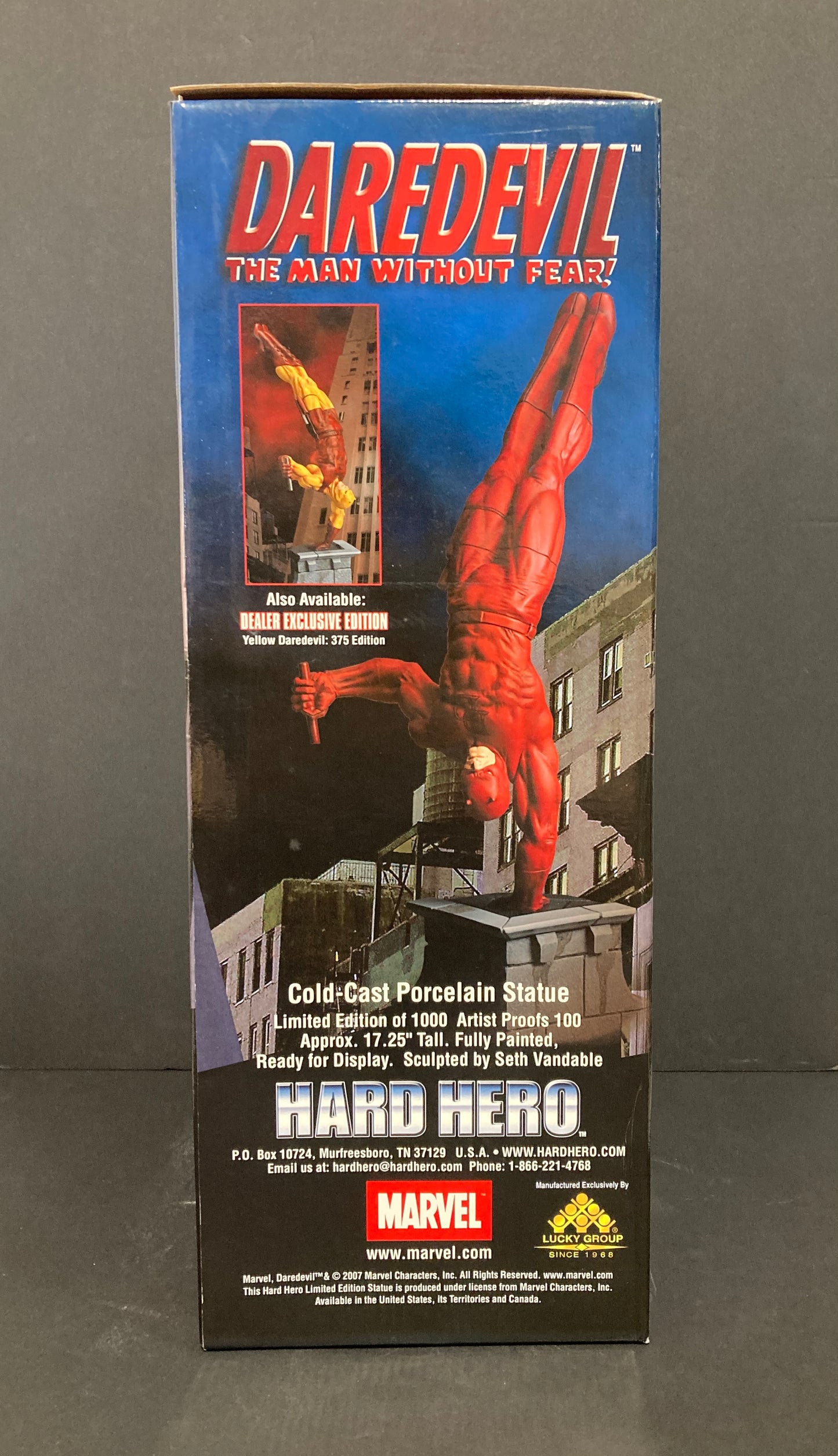 Daredevil Marvel Lucky Group Hard Hero Cold-Cast Limited Edition 1/1000 Statue 2007