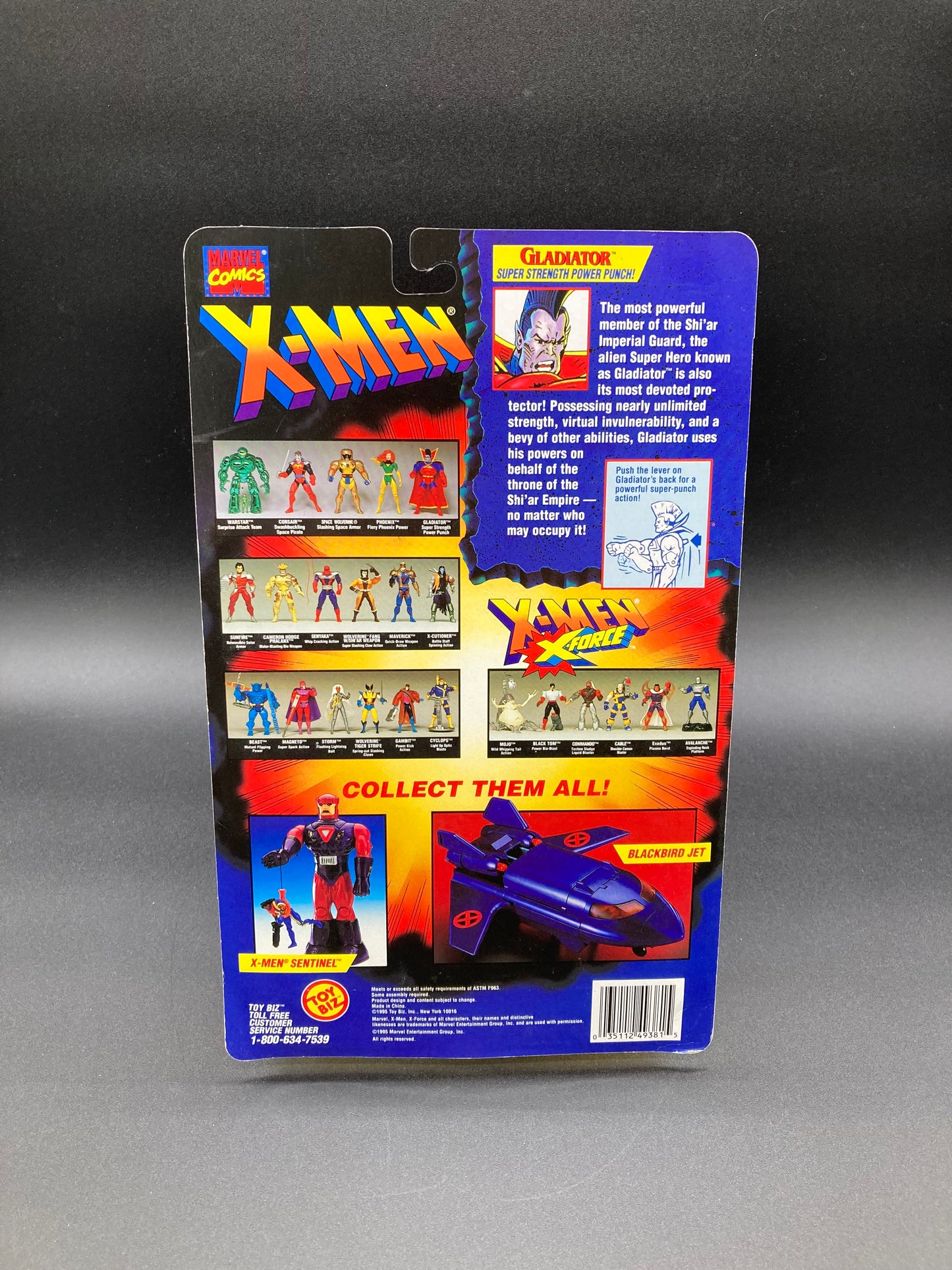 Gladiator Toybiz 1995 X-Men Figure