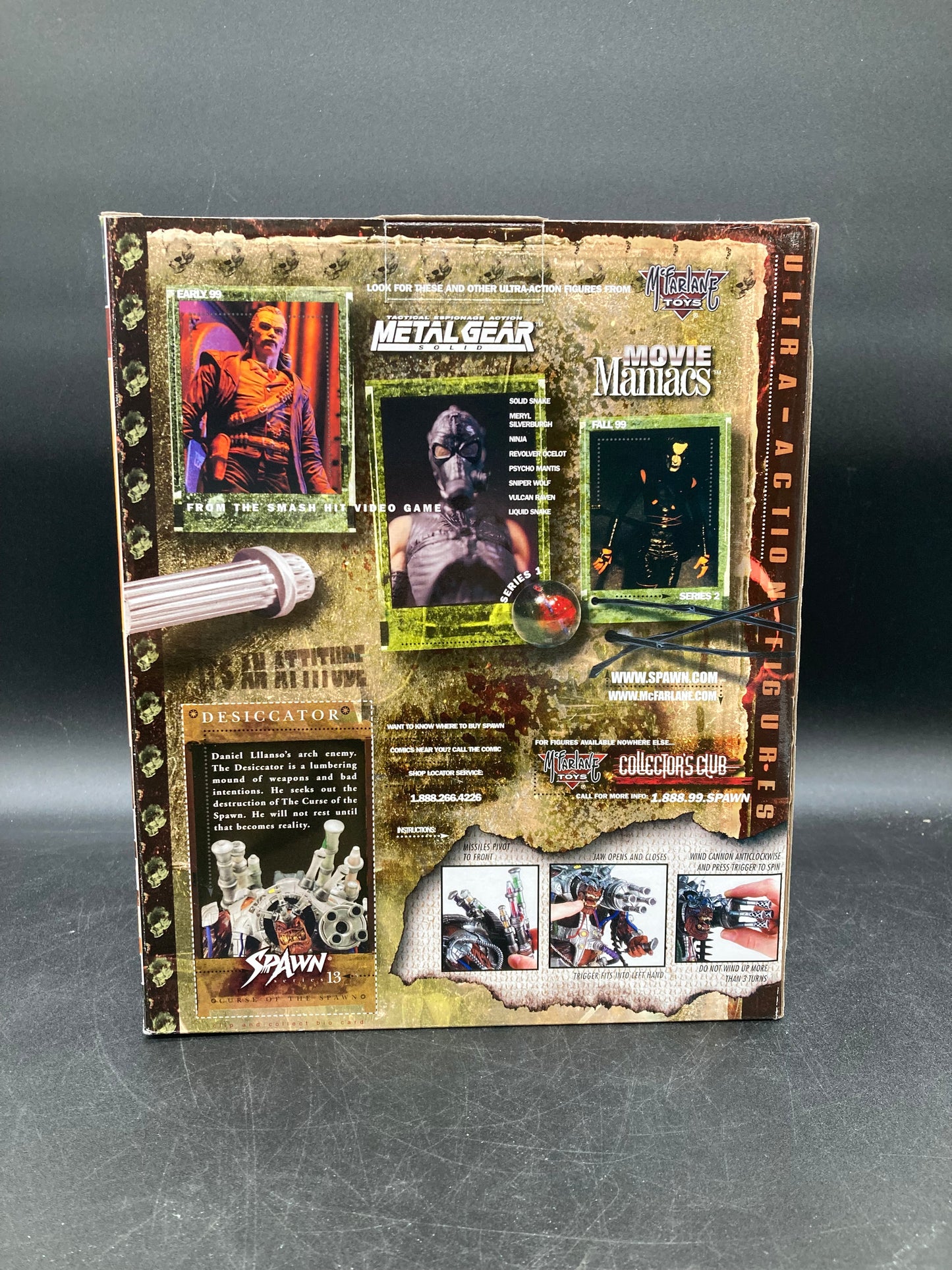 Desiccator McFarlane Curse Of The Spawn Special Boxed Edition Figure 1998