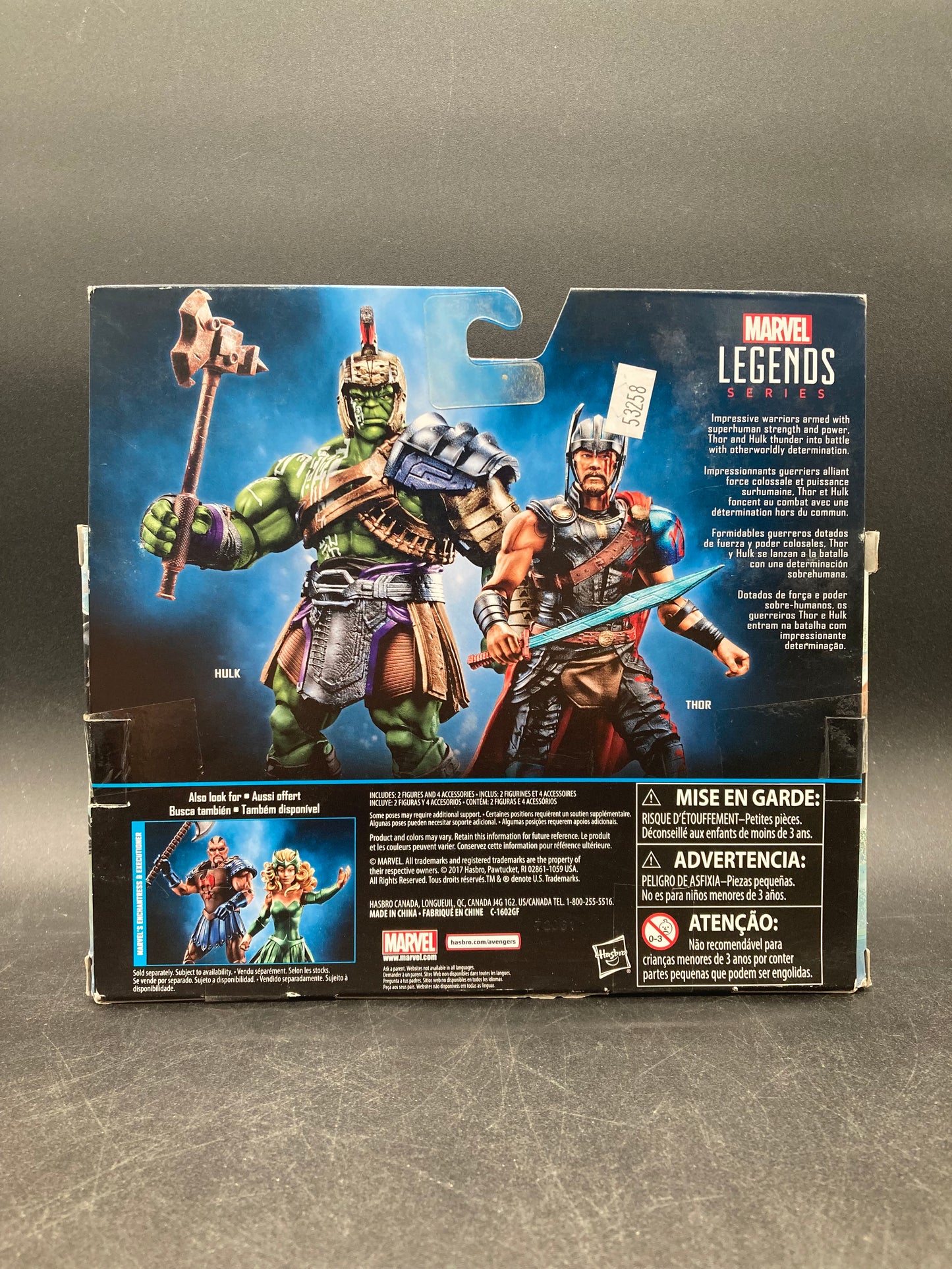 Thor VS Hulk Hasbro Marvel Legends Thor Ragnarok 3.75” Figure Set 2017