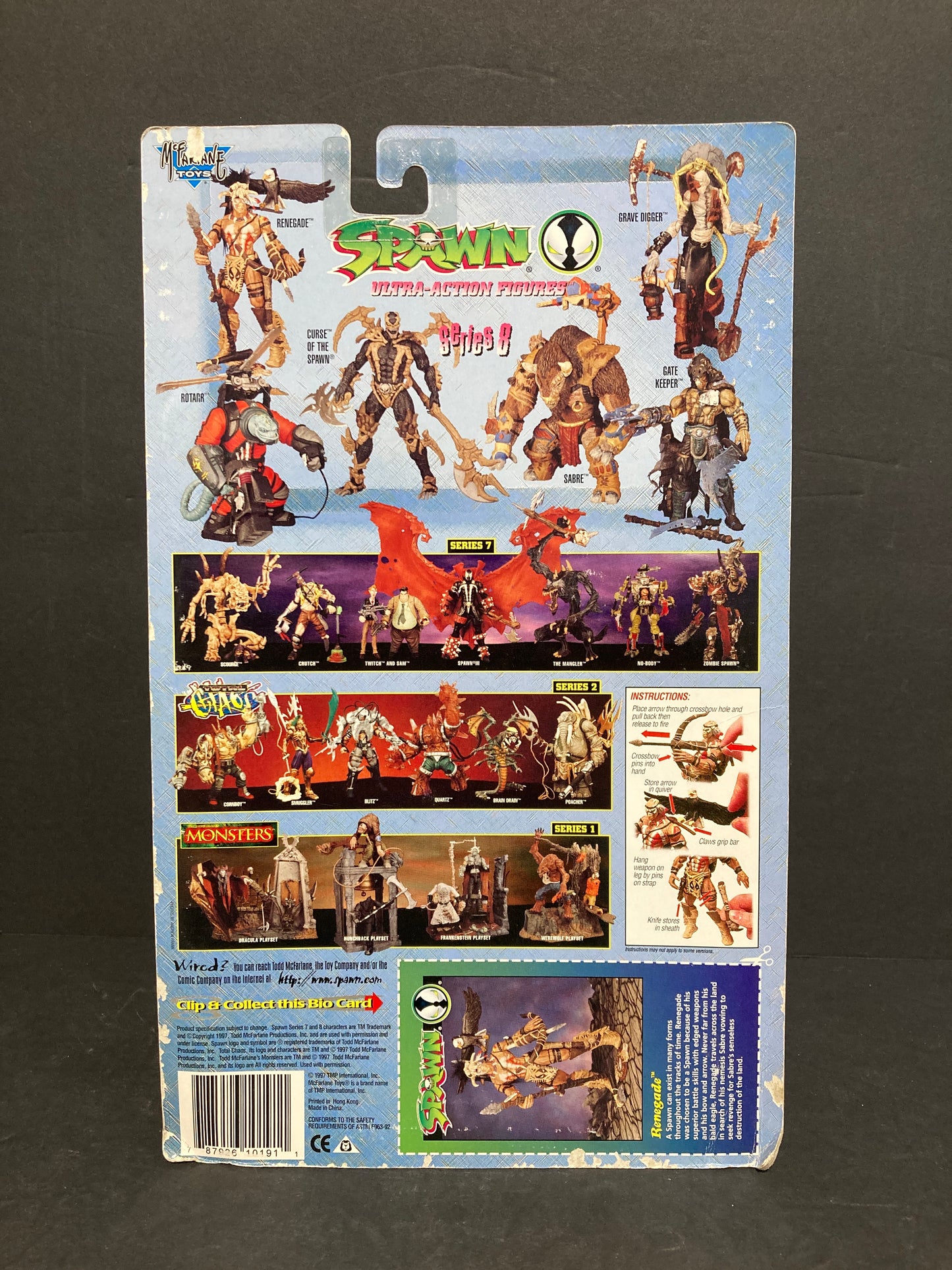 Renegade McFarlane Spawn Series 8 Action Figure 1997