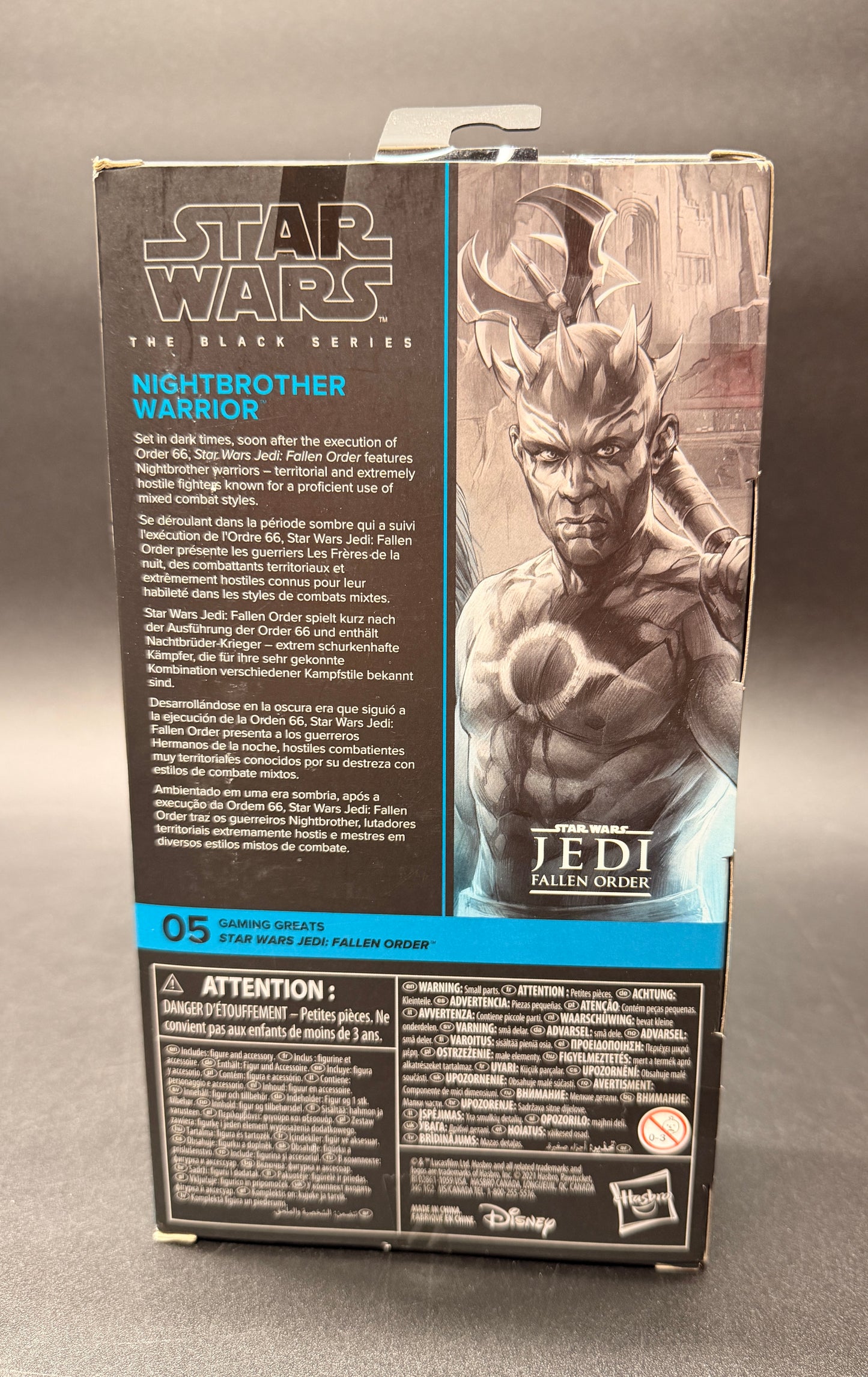 Nightbrother Warrior Hasbro Star Wars Black Series Jedi: Fallen Order 6 in. Figure