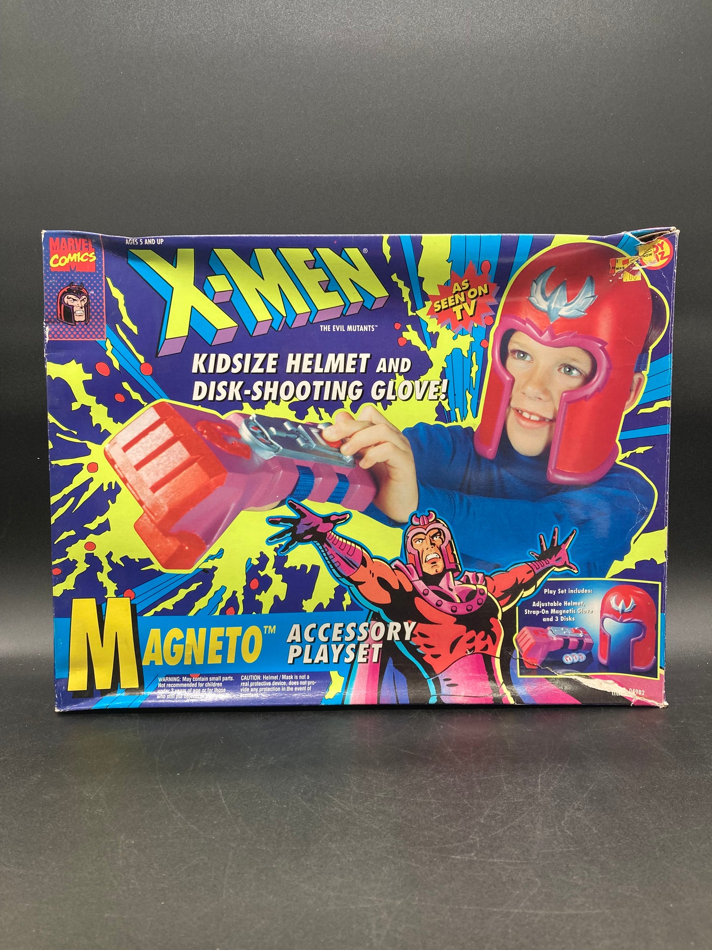 Magneto Accessory Playset Toybiz X-Men Toy Set 1994 (Open)