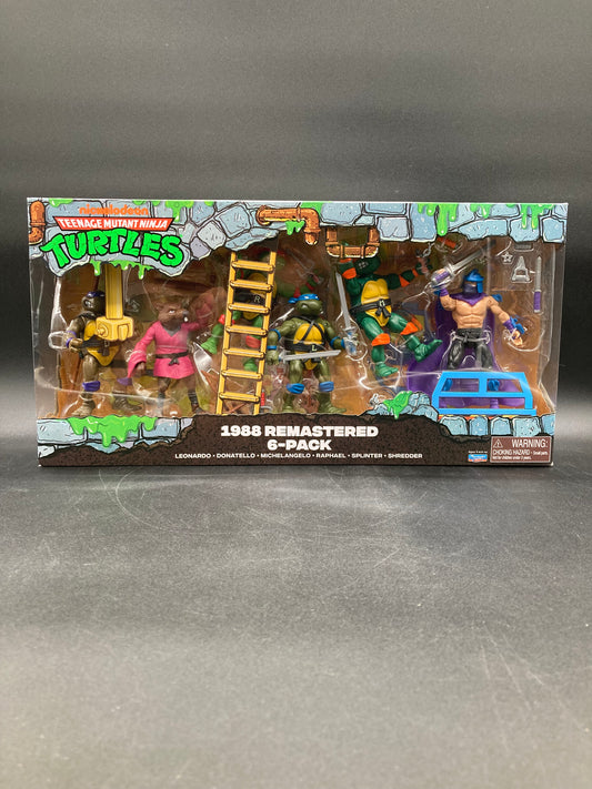 Teenage Mutant Ninja Turtles 1988 Remastered 6-Pack Playmates Toys 2025