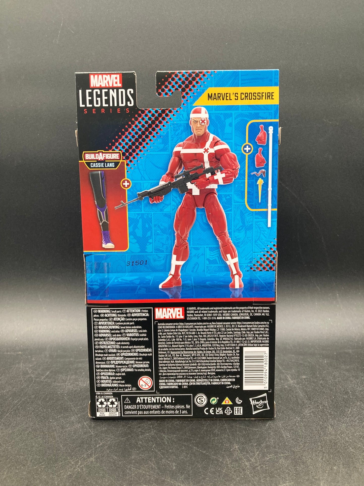 Crossfire Hasbro Marvel Legends Figure Cassie Lang BAF 2023