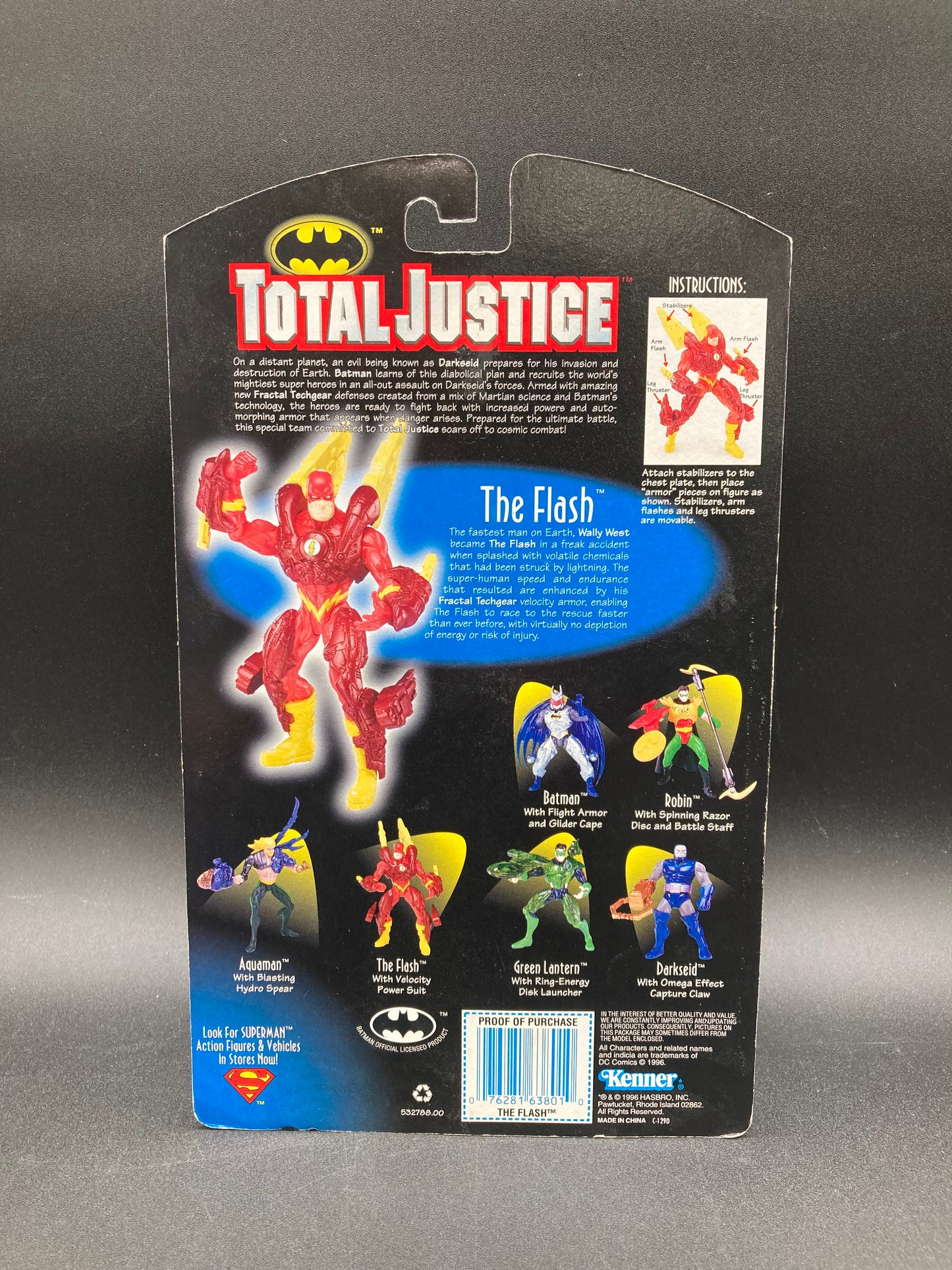 The Flash Kenner Total Justice Figure 1996