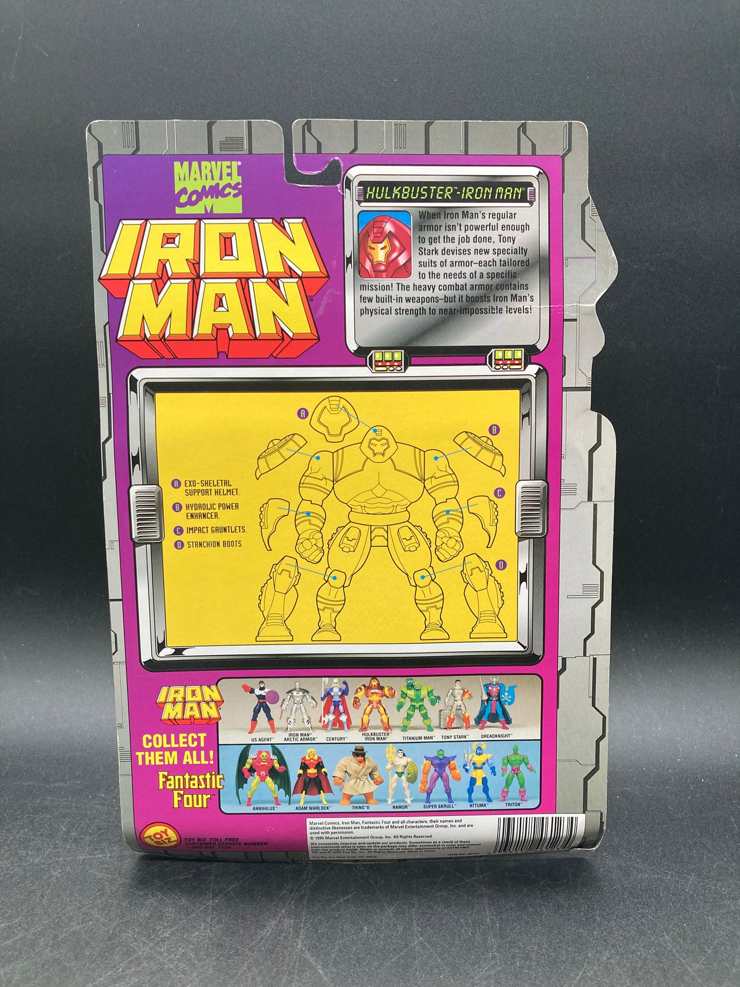 Hulk Buster Toybiz Iron Man Animated Series Figure 1995