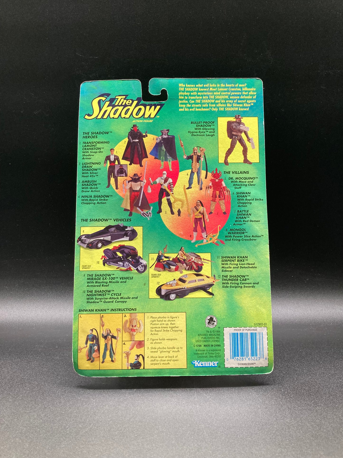 Shiwan Khan Kenner The Shadow Figure 1994