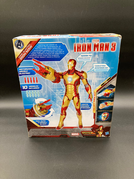 Sonic Blasting Iron Man Hasbro Iron Man 3 Figure 2012