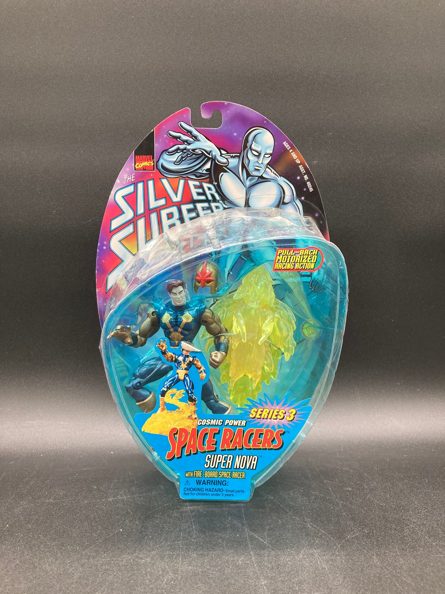 Super Nova Toybiz Silver Surfer Figure 1998