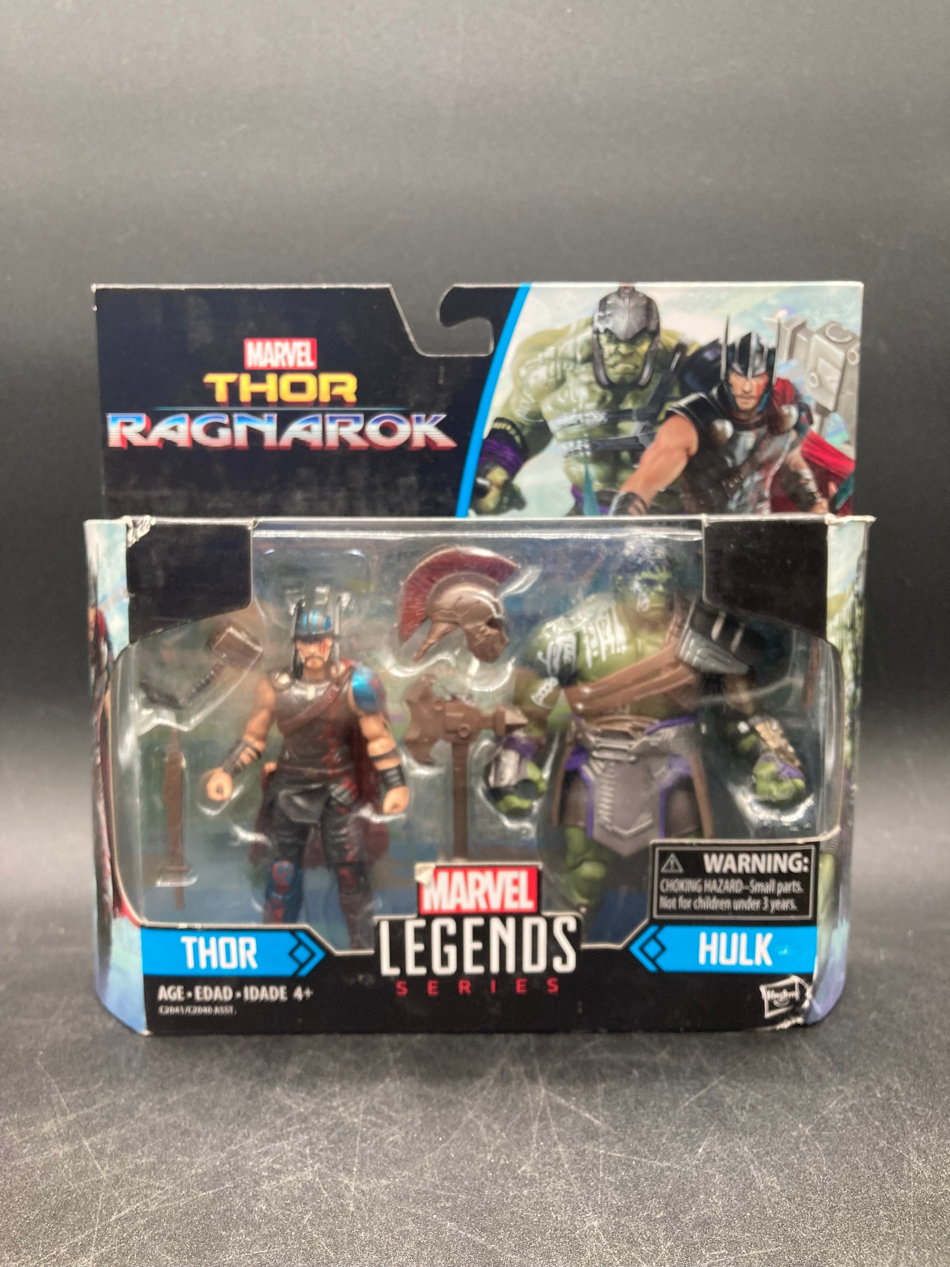 Thor VS Hulk Hasbro Marvel Legends Thor Ragnarok 3.75” Figure Set 2017