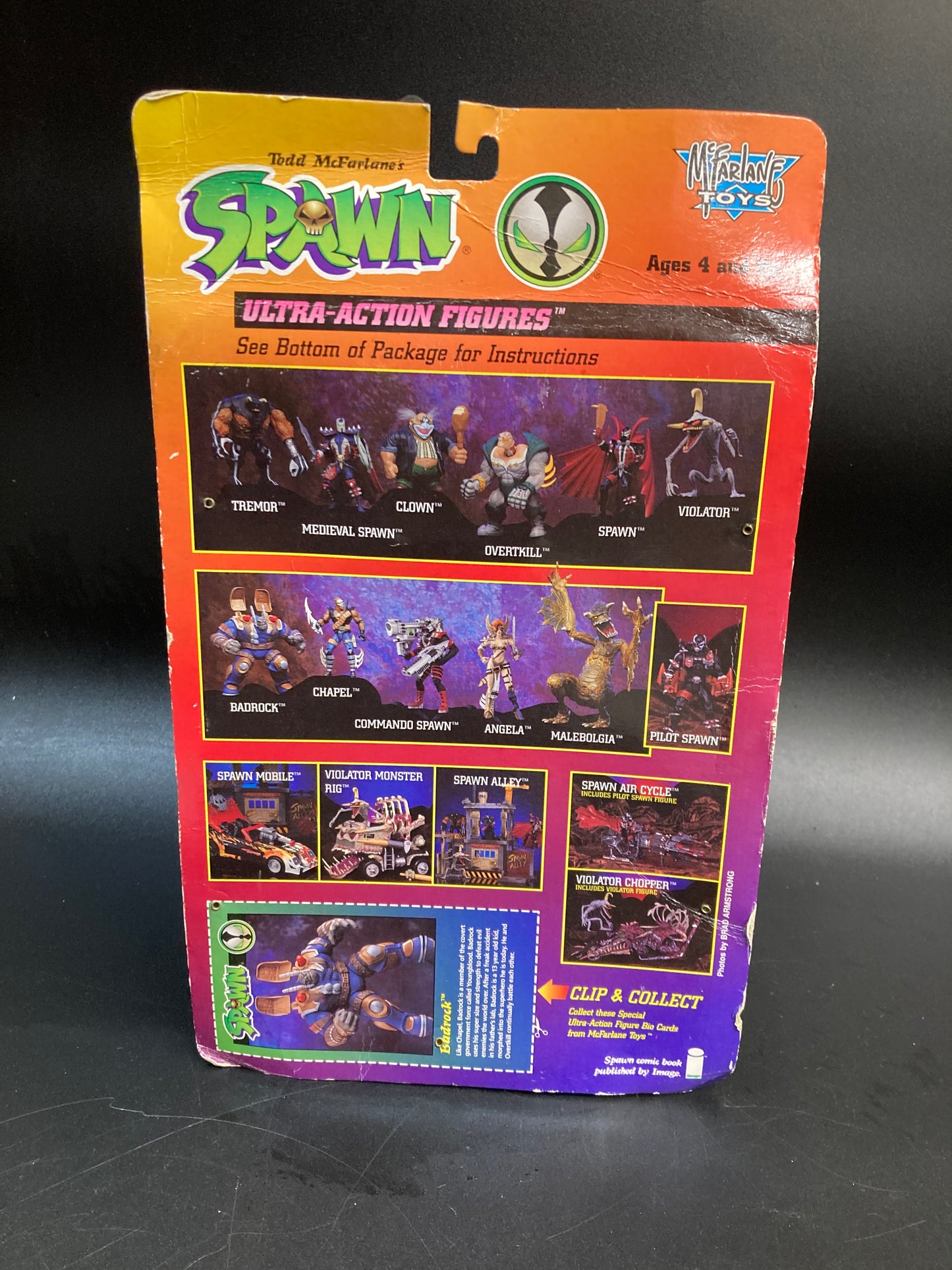 Badrock (Variant) McFarlane Spawn Youngblood Action Figure 1995