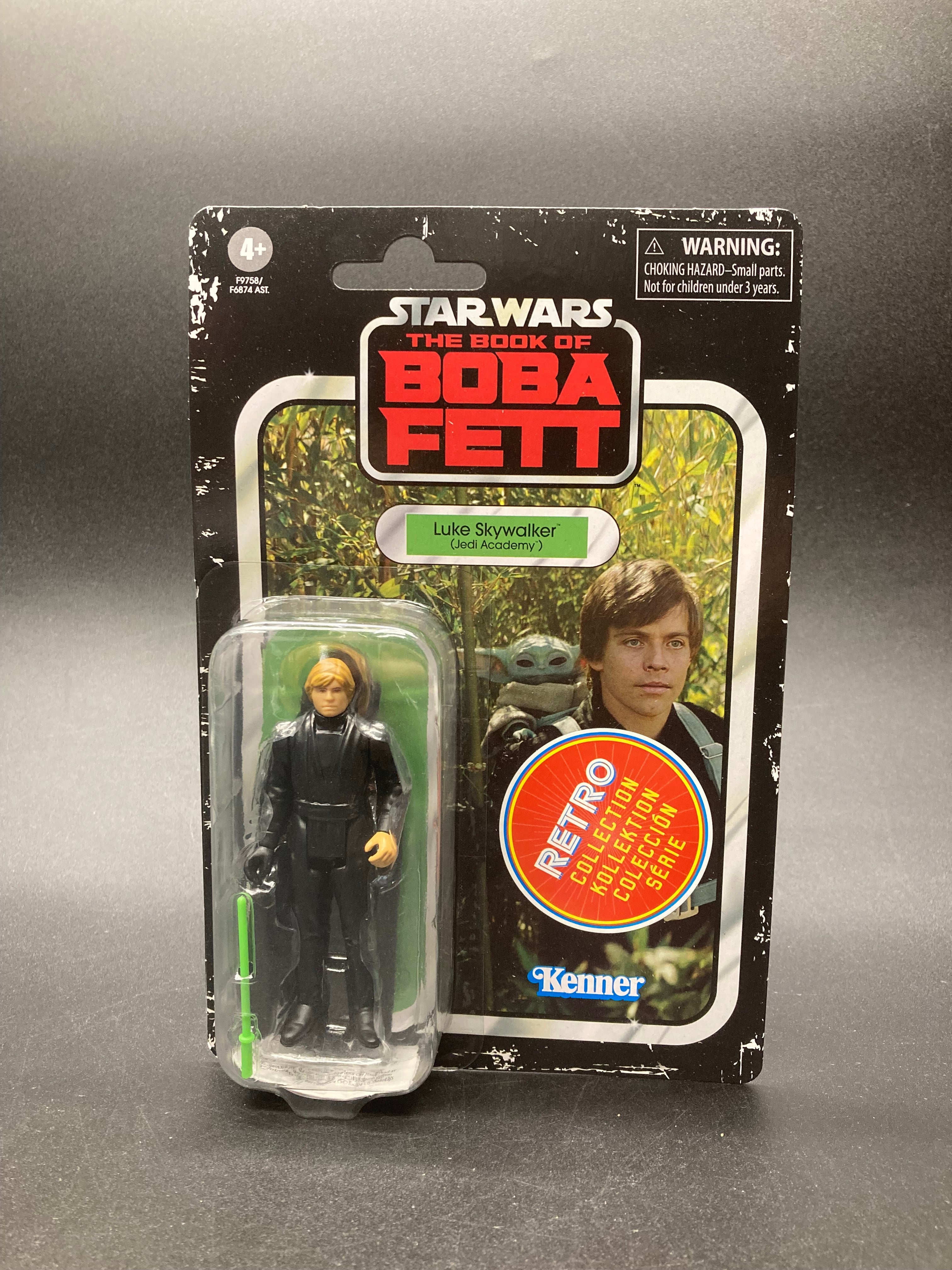 Luke Skywalker Hasbro Star Wars Book Of Boba Fett Retro Kenner 3.75in. Figure 2023