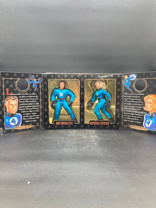 Fantastic Four Toybiz Marvel Famous Cover Series Special Collector’s Edition Figure Set 1998