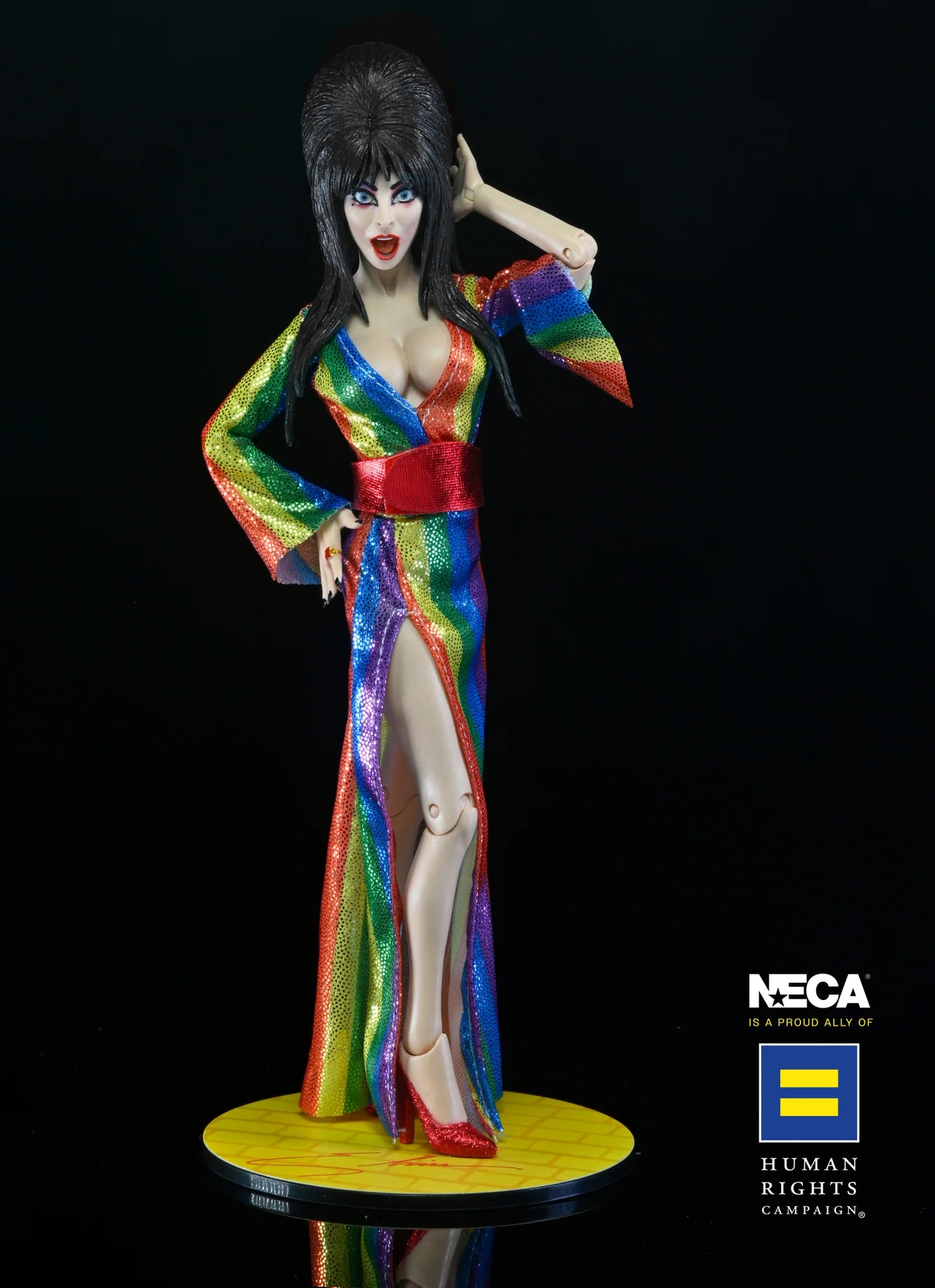 Elvira Over the Rainbow (Pride Edition) Action Figure NECA 2024