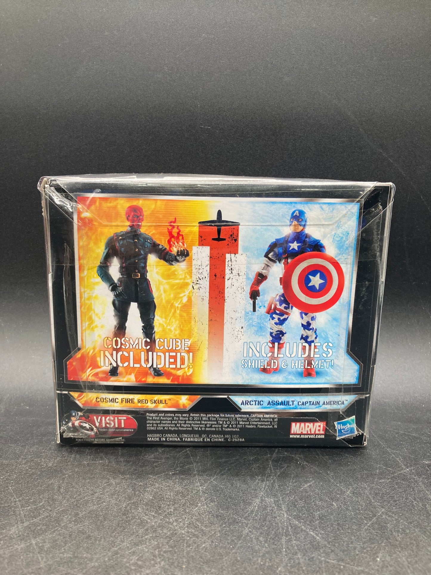 Arctic Assault Captain America VS Cosmic Fire Red Skull Hasbro Captain America First Avenger Concept Series Target Exclusive 3.75” Figure Set 2011