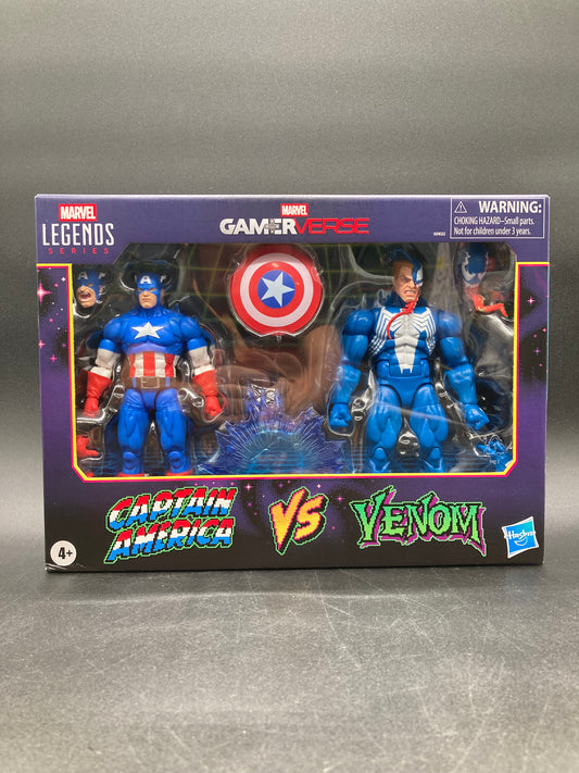 Captain America VS Venom Hasbro GamerVerse Figure Set 2025
