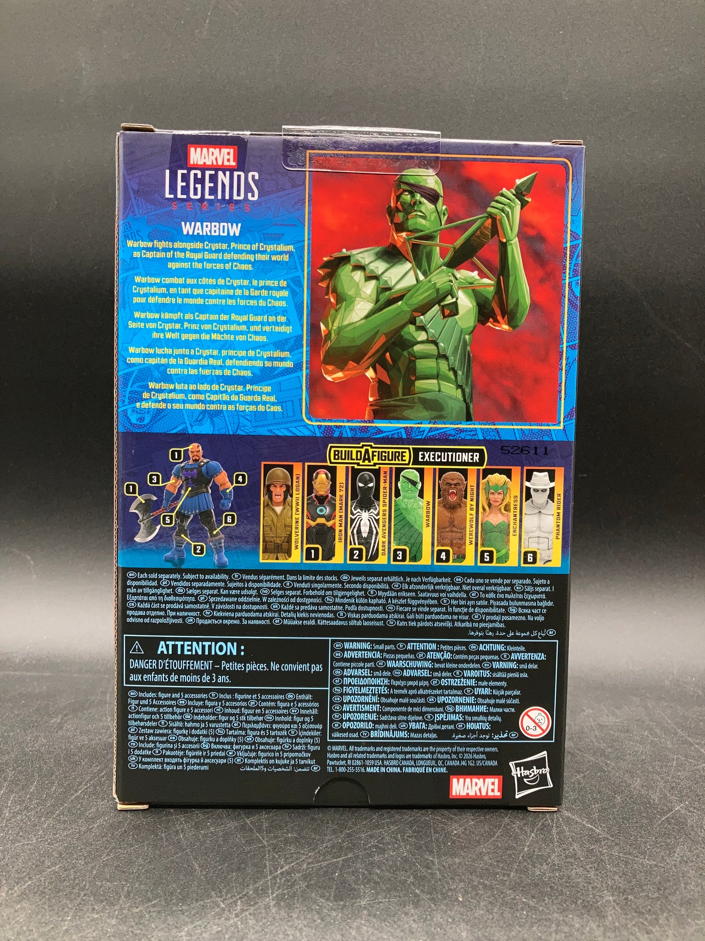 Warbow Hasbro Marvel Legends Figure Executioner BAF 2025